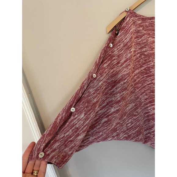 Postmark Anthropologie Malu Space Duye Top Dolman Button Sleeve - Picture 4 of 5